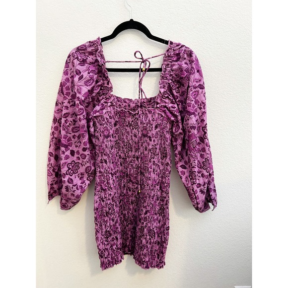 NWT Free People Smock it To Me Mini Dress Size XS - Picture 4 of 7